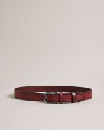 Nightts Caviar Emboss Leather Belt