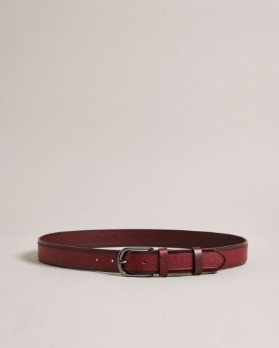 Nightts Caviar Emboss Leather Belt