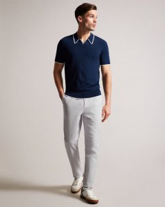 Lenard Irvine Slim Fit Smart Chinos