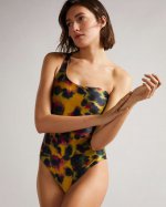 Telsa One Shoulder Cut Out Swimsuit