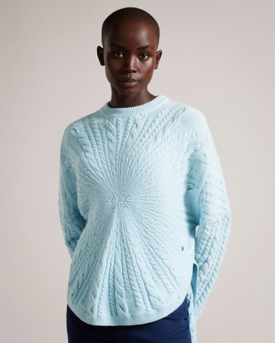 Kimila Circular Cable Knit Jumper