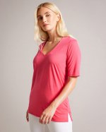 Kerika Easy Fit V-Neck T-Shirt