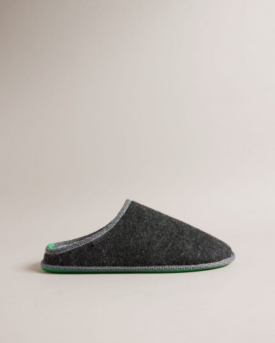 Simmonn Wool Blend Felt Slippers