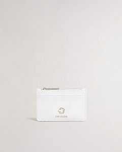 Jorjio Flower Eyelet Zip Card Holder