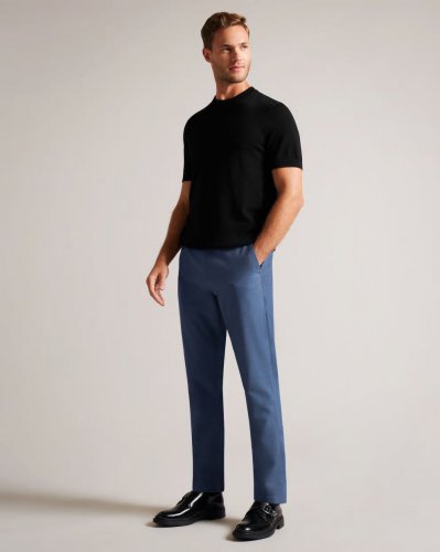 Portmay Slim Fit Dogtooth Trousers