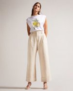 Steviey Wide Leg Tailored Trousers