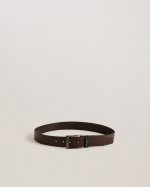 Hady T Etched Leather Belt