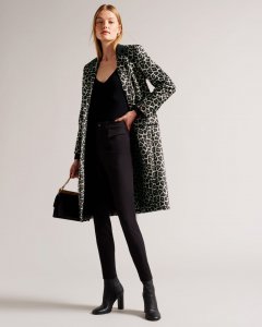 Leeroi Single Breasted Midi Length Coat