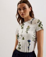 Rasmean Botanical Bouquet Print T-Shirt