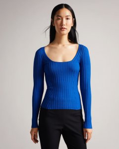 Dakoti Open Back Detailed Knit Top