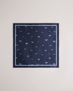 Sailii Dog Printed Pocket Square