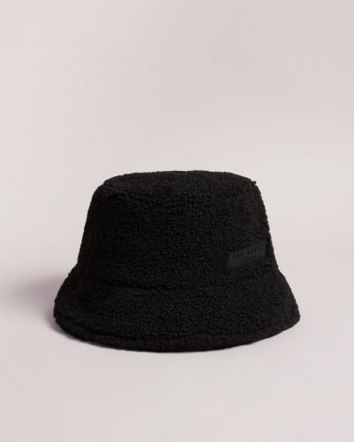 Pamelll Faux Shearling Bucket Hat