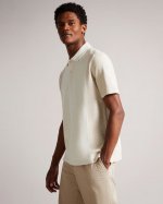 Intelec Short Sleeve Textured Polo Shirt