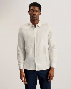 Romeos Long Sleeve Linen Cotton Shirt