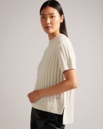 Joeley Wool And Cashmere Short Sleeve Jumper