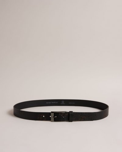 Elvist Embossed Leather Belt