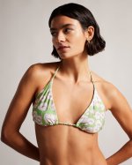 Raela Reversible Poppy Print Bikini Top