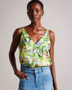 Loressi Floral Silk Cami