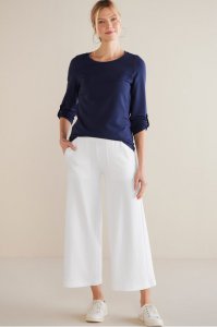 Fina French Terry Crop Pants