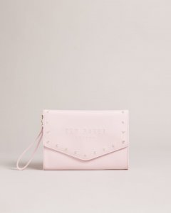 Studeli Studded Heart Clutch