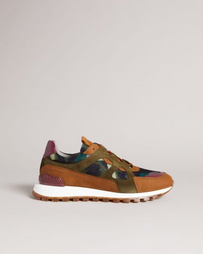 Andraen Camo Printed Runner Trainers