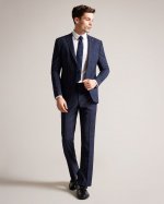 Chesits Tonal Check Suit Trousers