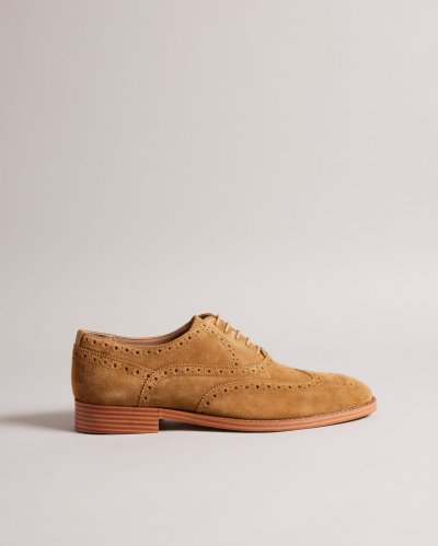 Ammais Formal Suede Brogue Shoes