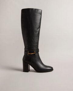 Aryna T-Hinge Leather Knee High Boots