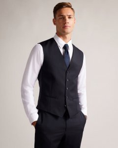 Skyews Plain Slim Fit Waistcoat