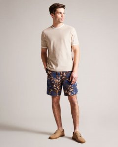 Canriya Botanical Print Shorts