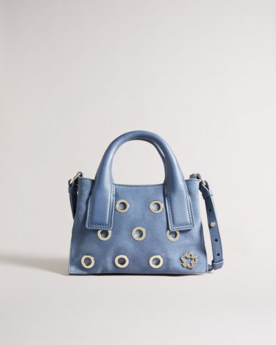 Mayzii Eyelet Detail Mini Grab Tote