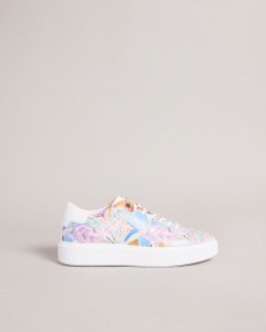 Lorma Printed Platform Trainers