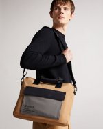 Freds Colour Block Document Bag