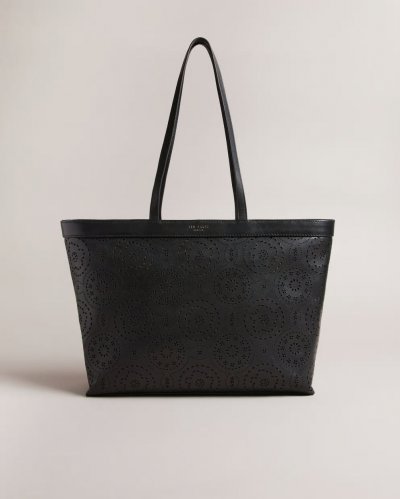 Libetie Laser Cut Magnolia Tote Bag