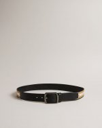 Keisey Leather And Webbing Belt