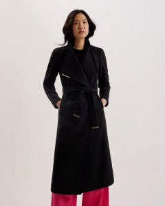 Rosell Longline Wool Wrap Coat