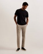 Turney Slim Fit Textured Cotton Chinos