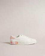 Kimbie Leather Printed Sole Trainers