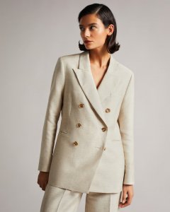 Darlon Relaxed Oversized Peak Lapel Blazer