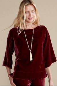 Aria Velvet Top