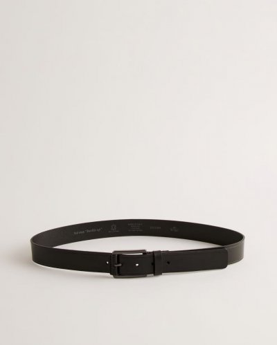 Linded Embossed Leather Belt