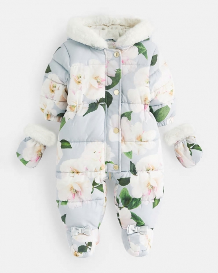 Habibah Floral Snowsuit - Click Image to Close