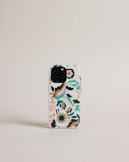 Lisali Folk Floral iPhone 13 Pro Clip Case - Click Image to Close