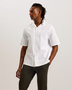 Oise Relaxed Fit Textured Cotton Shirt