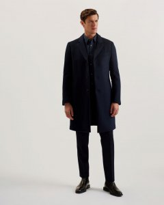 Rueby Fitted Wool Blend City Coat