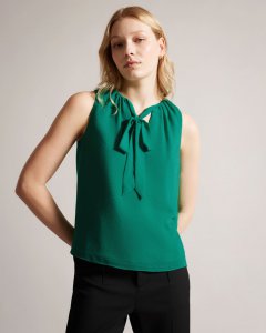 Lydhia Sleeveless Top With Tie Detail