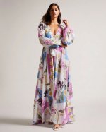 Rozlyn Floaty Floral Maxi Cover Up