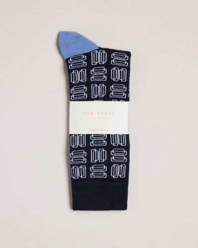 Gridsoc Geometric Pattern Socks