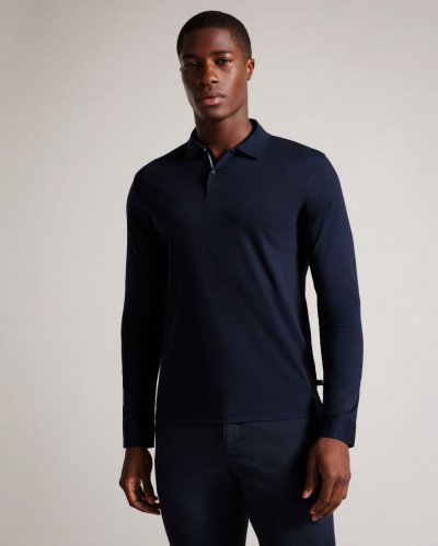 Toler Long Sleeve Slim Fit Polo Shirt