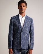 Postoj Slim Fit Leaf Suit Jacket